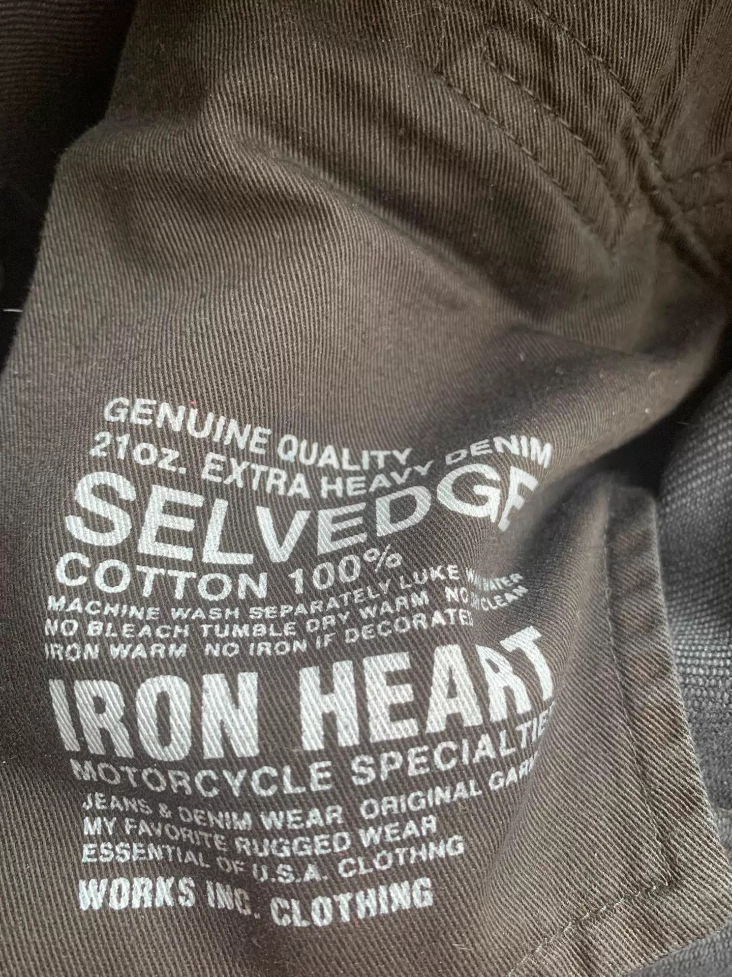 Iron Heart IRON HEART 666S 21OD Tapered Denim Pants W35 Size US 35 - 5 Thumbnail