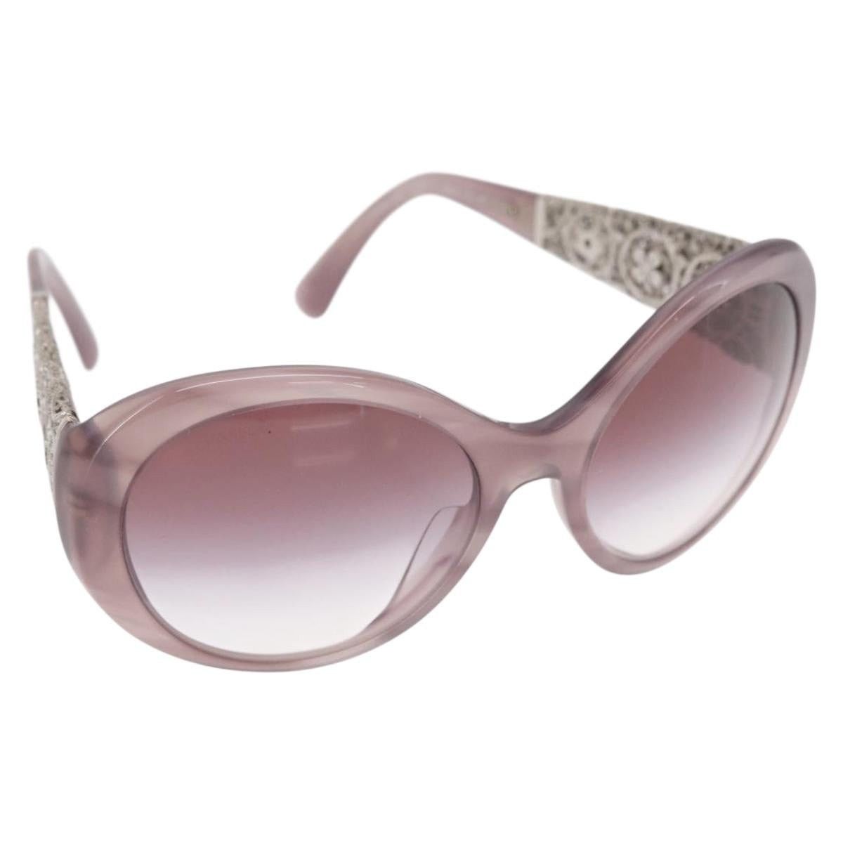 Pink Gradient Round designer Sunglasses Coco Collina Strada Cocoon Sunglasses | Garmentory main image 4