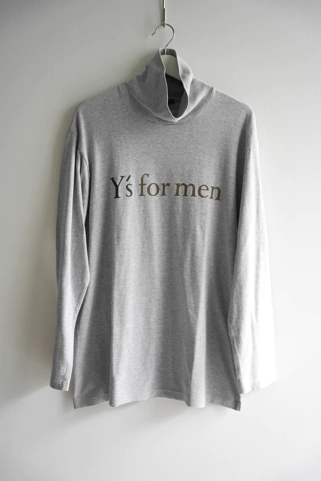 Yohji Yamamoto Yohji Yamamoto 00s Printed Mock Neck Long Sleeve T-Shirt K4 Size US L / EU 52-54 / 3 - 1 Thumbnail