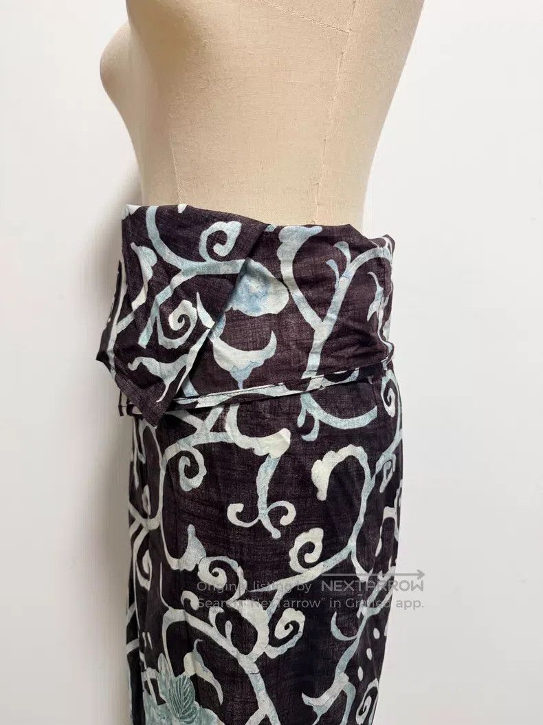 Dries Van Noten Dries Van Noten Wrap-around Midi Skirt Size 35" - 6 Thumbnail