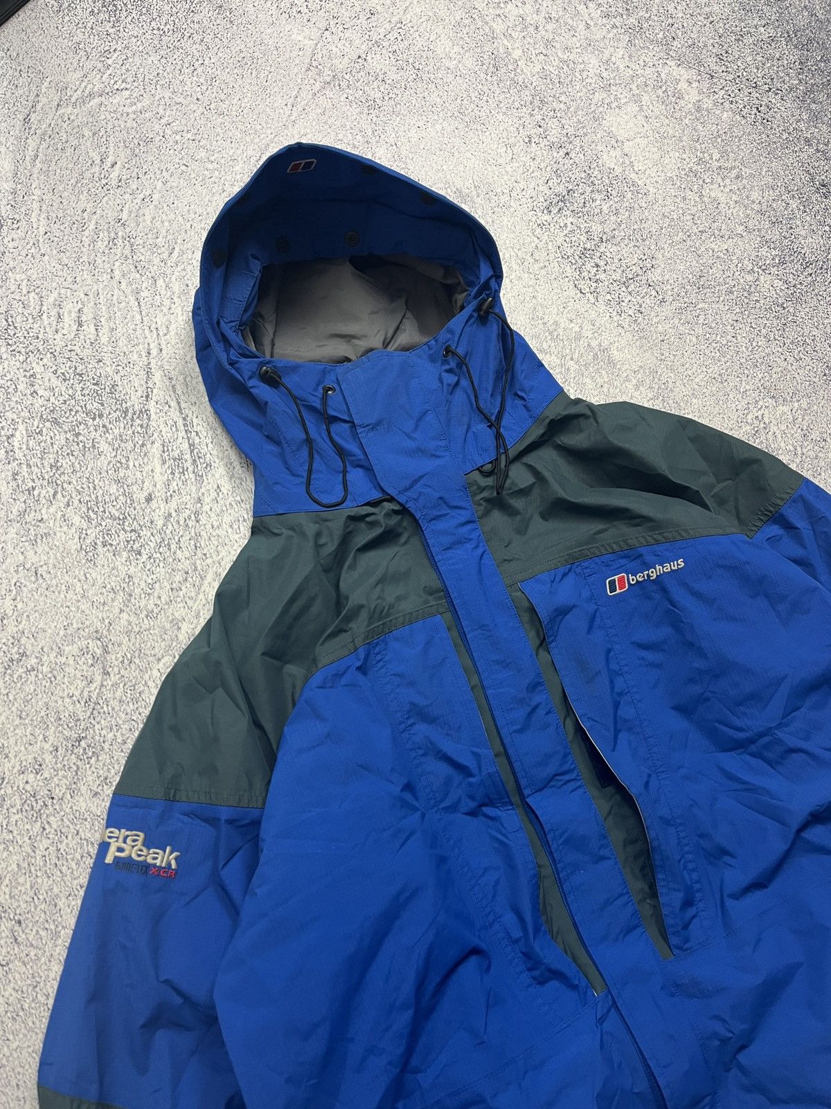 Berghaus × Vintage Vintage Berghaus Mera Peak Gore-Tex Nylon Rain Jacket Rare Size US XL / EU 56 / 4 - 3 Thumbnail