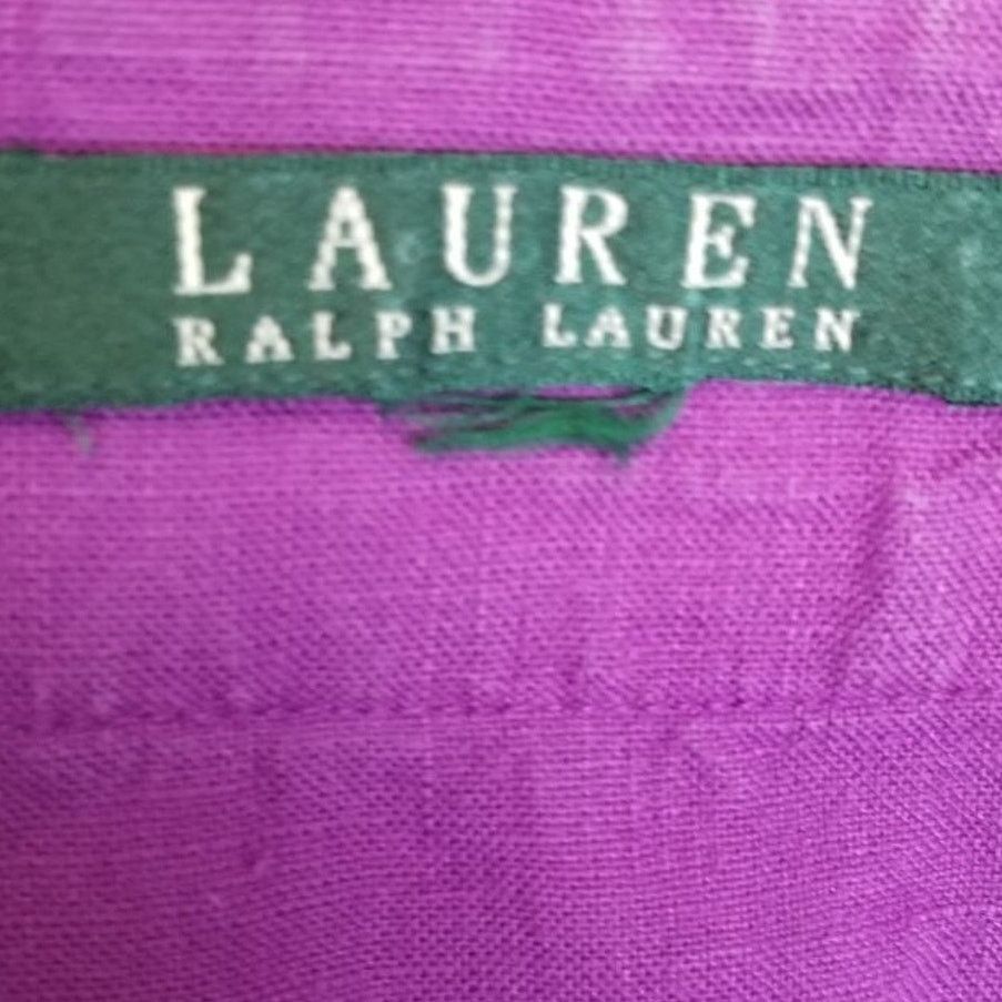 Lauren Ralph Lauren Lauren Ralph Lauren Womens Linen Tunic Sz S Resort Lagenlook Size S / US 4 / IT 40 - 6 Thumbnail