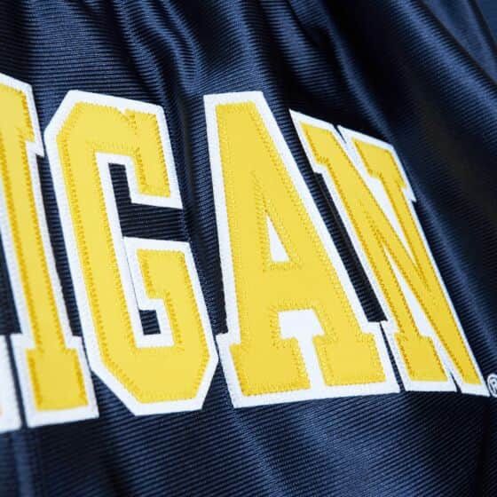 Just Don × Mitchell & Ness Michigan Wolverines 1991 NCAA Shorts Just Don New w/ Tags Size US 30 / EU 46 - 5 Thumbnail
