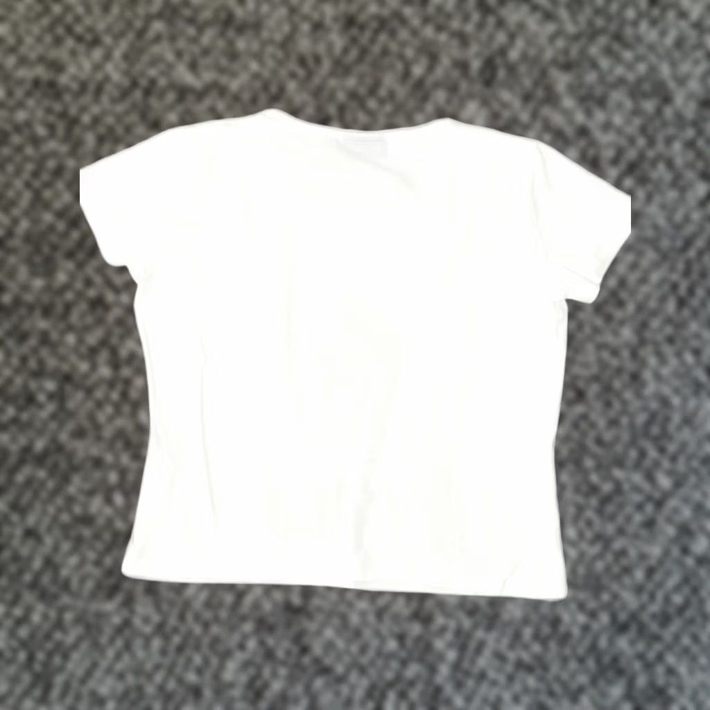 Trussardi TRUSSARDI Womens T-Shirt XL White Classic Graphic RA10 UK 18 Size XL / US 12-14 / IT 48-50 - 1 Thumbnail