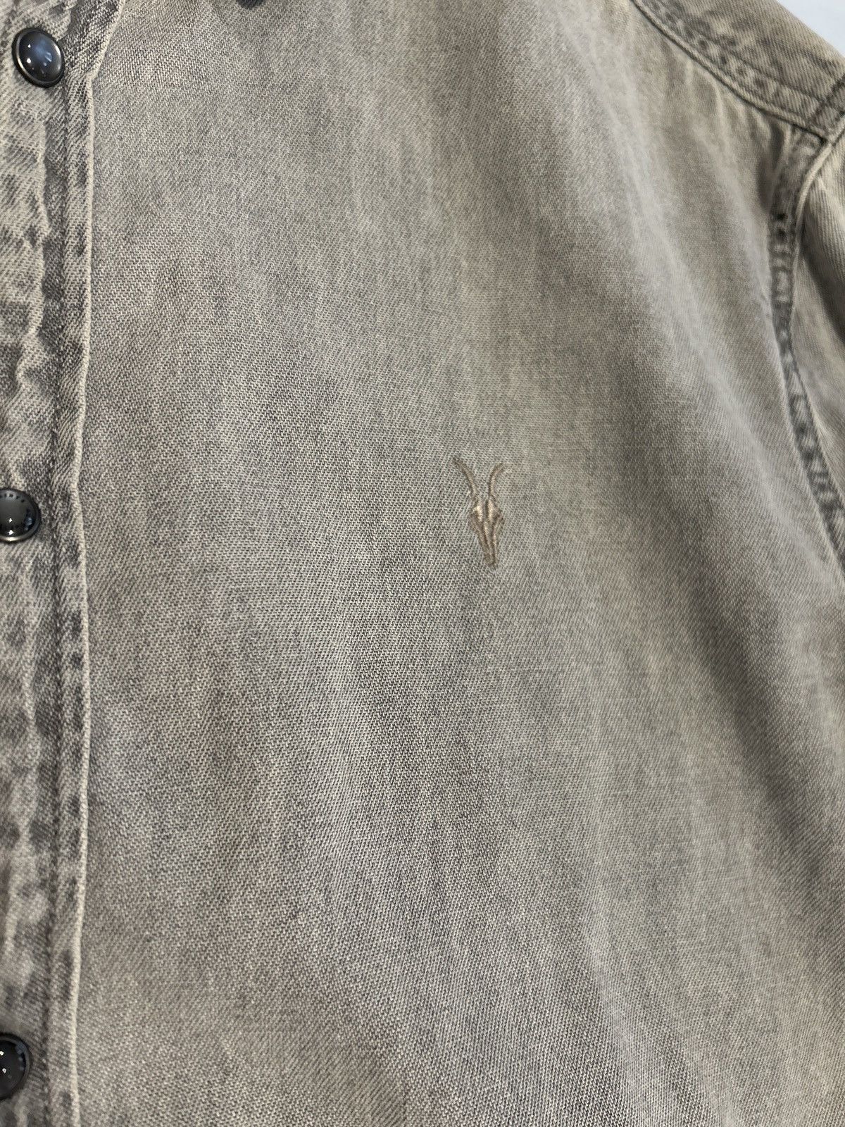 Allsaints Allsaints Denim Long Sleeve Size US XXL / EU 58 / 5 - 5 Thumbnail