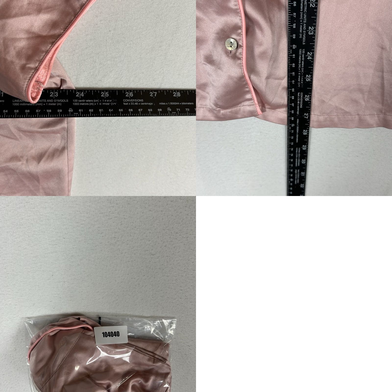 Victoria's Secret Victoria's Secret Pajama Shirt Women's XL Pink Short Sleeve Button-Up Shirt Size XL / US 12-14 / IT 48-50 - 8 Thumbnail
