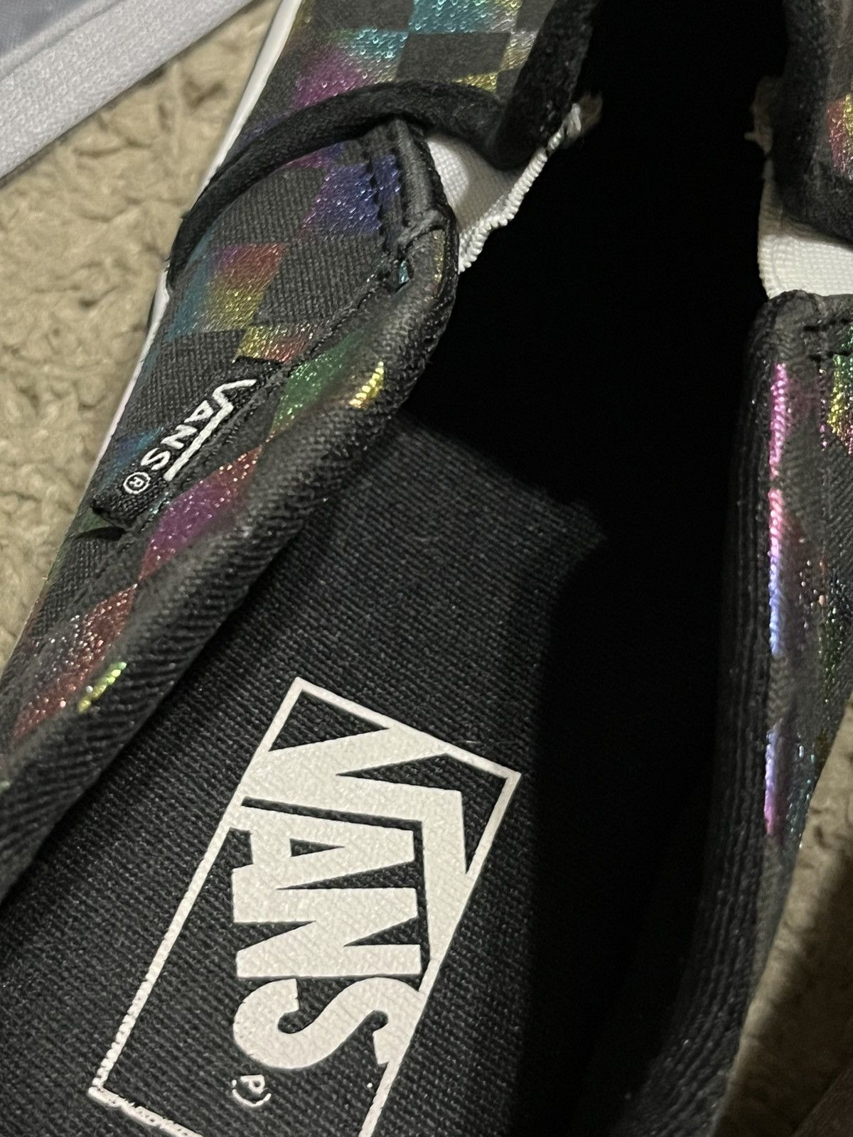 Vans Checkered colorful vans slip on shoes. Size US 8.5 / IT 38.5 - 5 Thumbnail