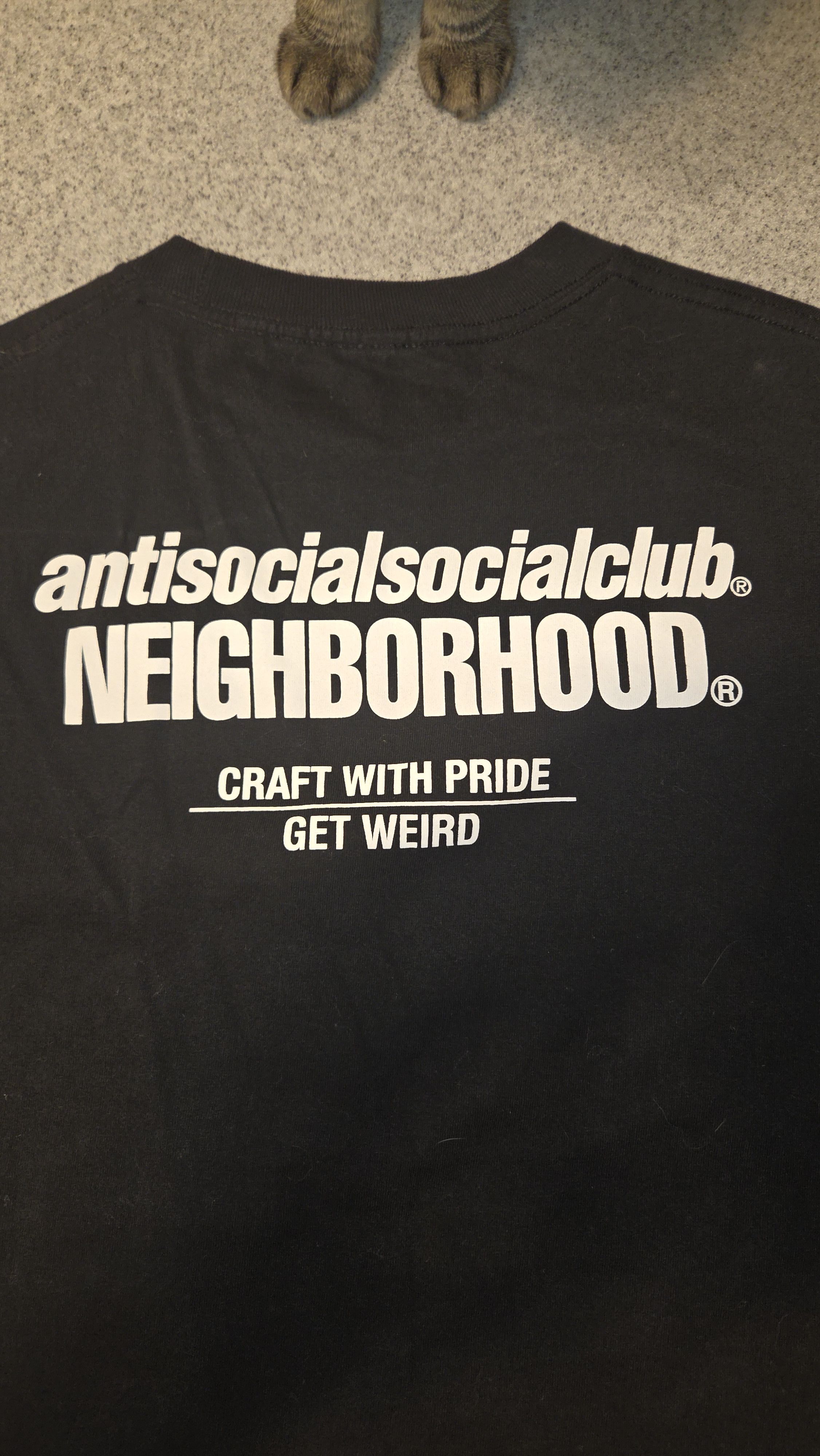 Anti Social Social Club × Neighborhood Anti Social Social Club x Neighborhood Cambered Black Tee Size US M / EU 48-50 / 2 - 5 Thumbnail