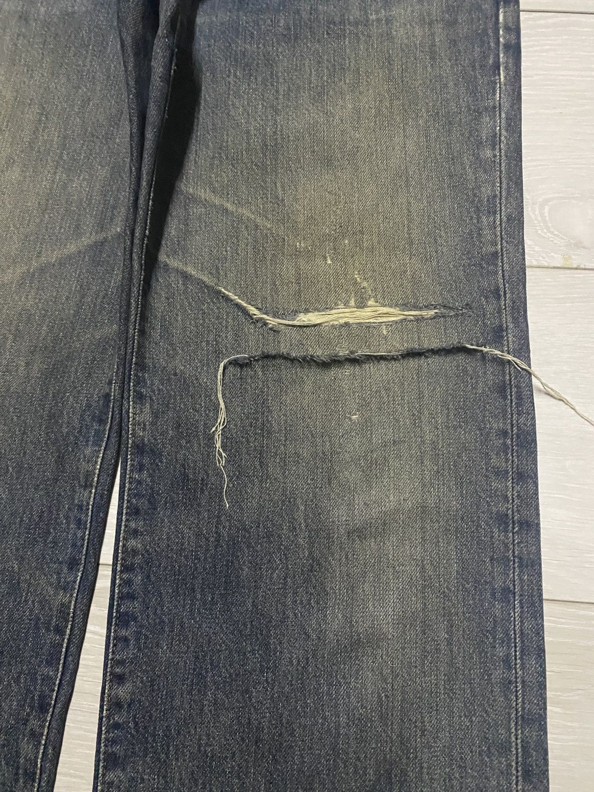 Edwin Rare Vintage Edwin Frontier Orange Tab Mud Wash Jeans Size US 31 - 8 Thumbnail