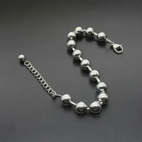 Jewelry 10mm Round Beads Bracelet Size ONE SIZE - 2 Thumbnail