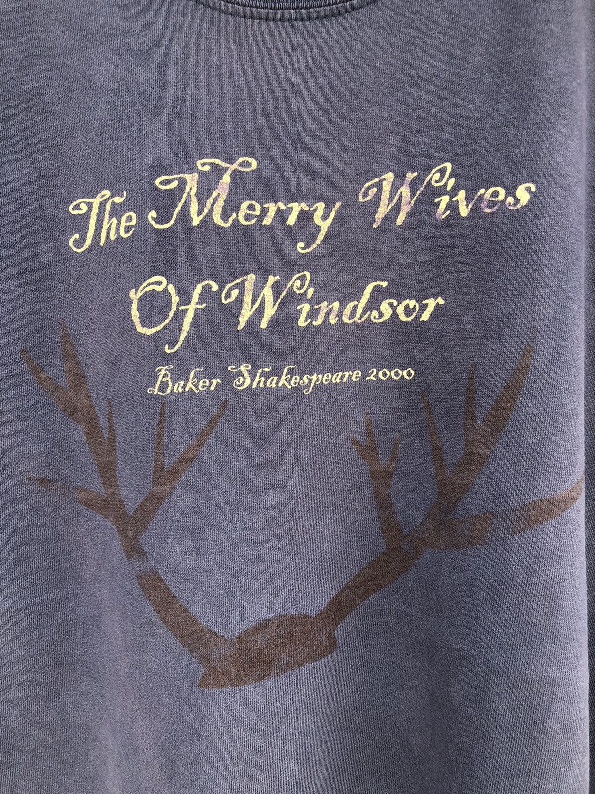 Vintage Vintage The Merry Wives Of Windsor Shakespeare Quotes Tee Size US XL / EU 56 / 4 - 4 Thumbnail