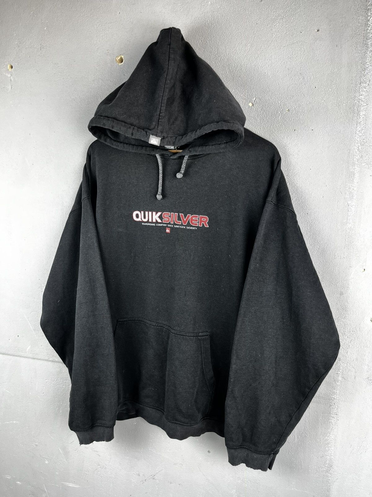 Quiksilver Vintage Quicksilver Hoodie Mens Pullover Faded Distressed Size US XXL / EU 58 / 5 - 4 Thumbnail