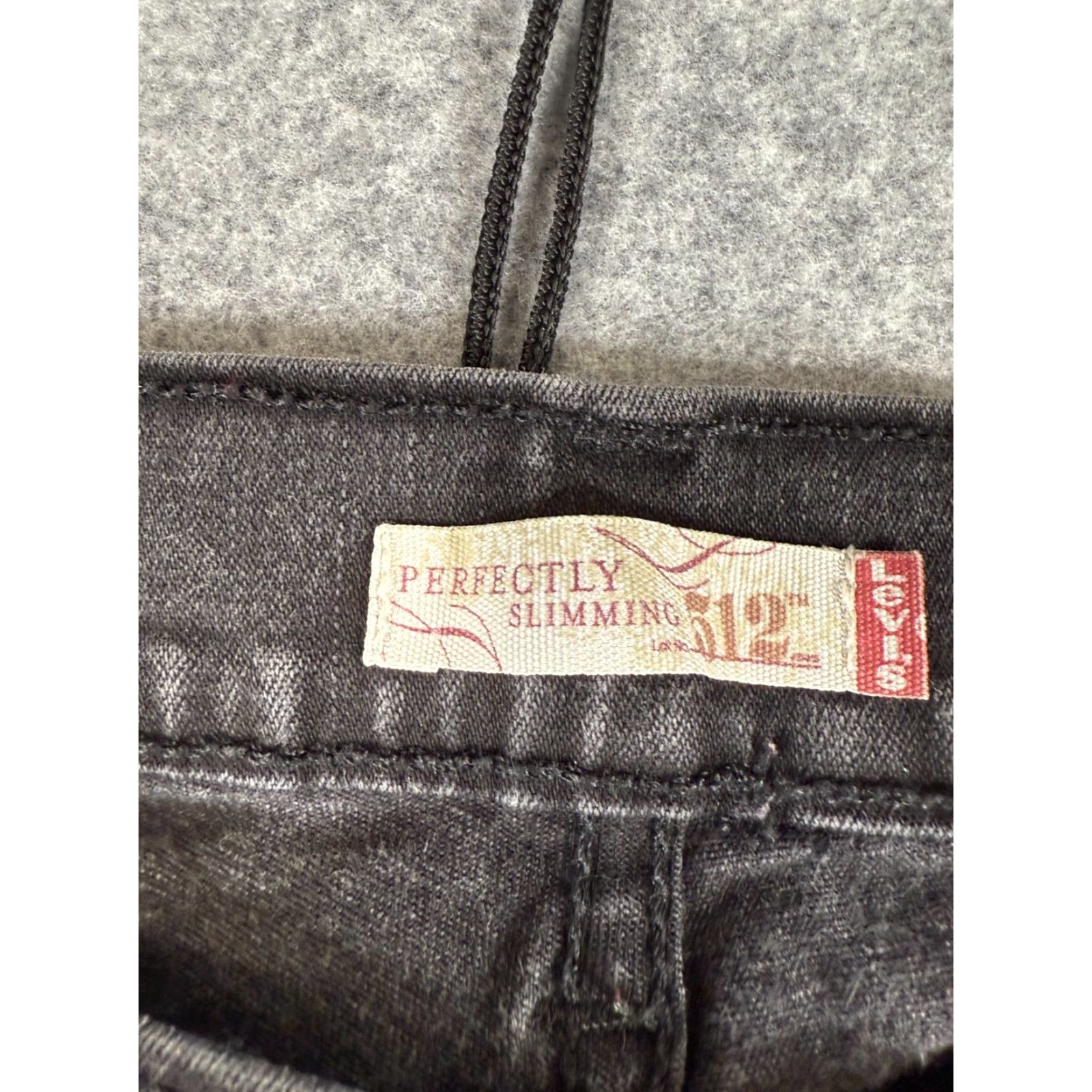 Levi's Levi’s 512 Jeans Womens 34X32 Black Denim Bootcut Slimming 5-Pocket Regular Rise Mid Inseam 32 Color Black Size 34 Mens Womens Boys Girls Size 24" / US 00 / IT 34 - 5 Thumbnail