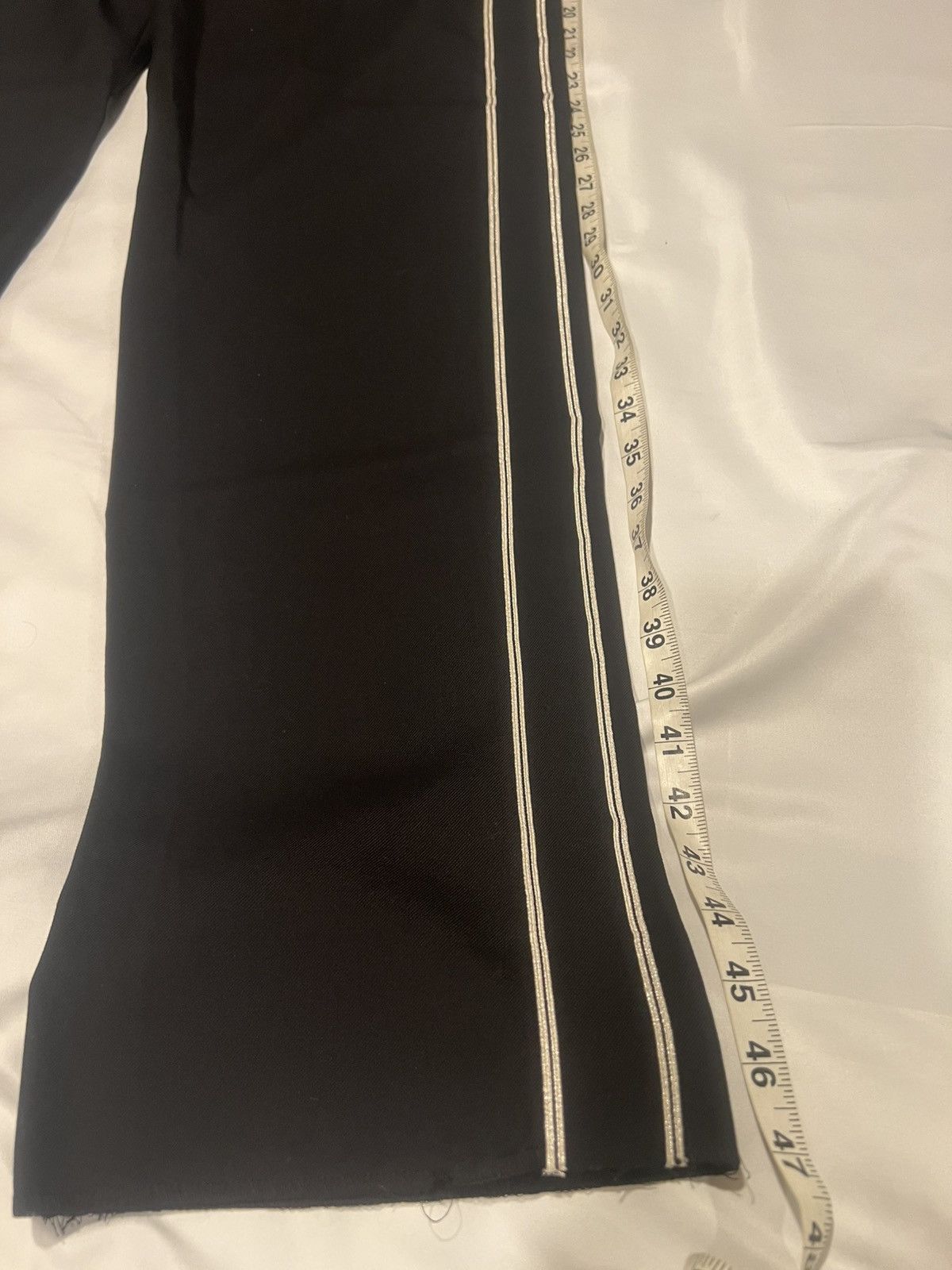 Saint Laurent Paris Saint laurent Hedi Slimane silver stripes mens pants. 52/36 Size US 36 / EU 52 - 2 Thumbnail