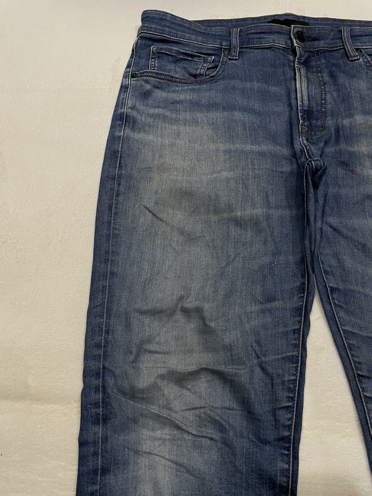 Uniqlo Vintage Uniqlo Skinny Distressed Mudwash Denim Jeans Size US 35 - 5 Thumbnail