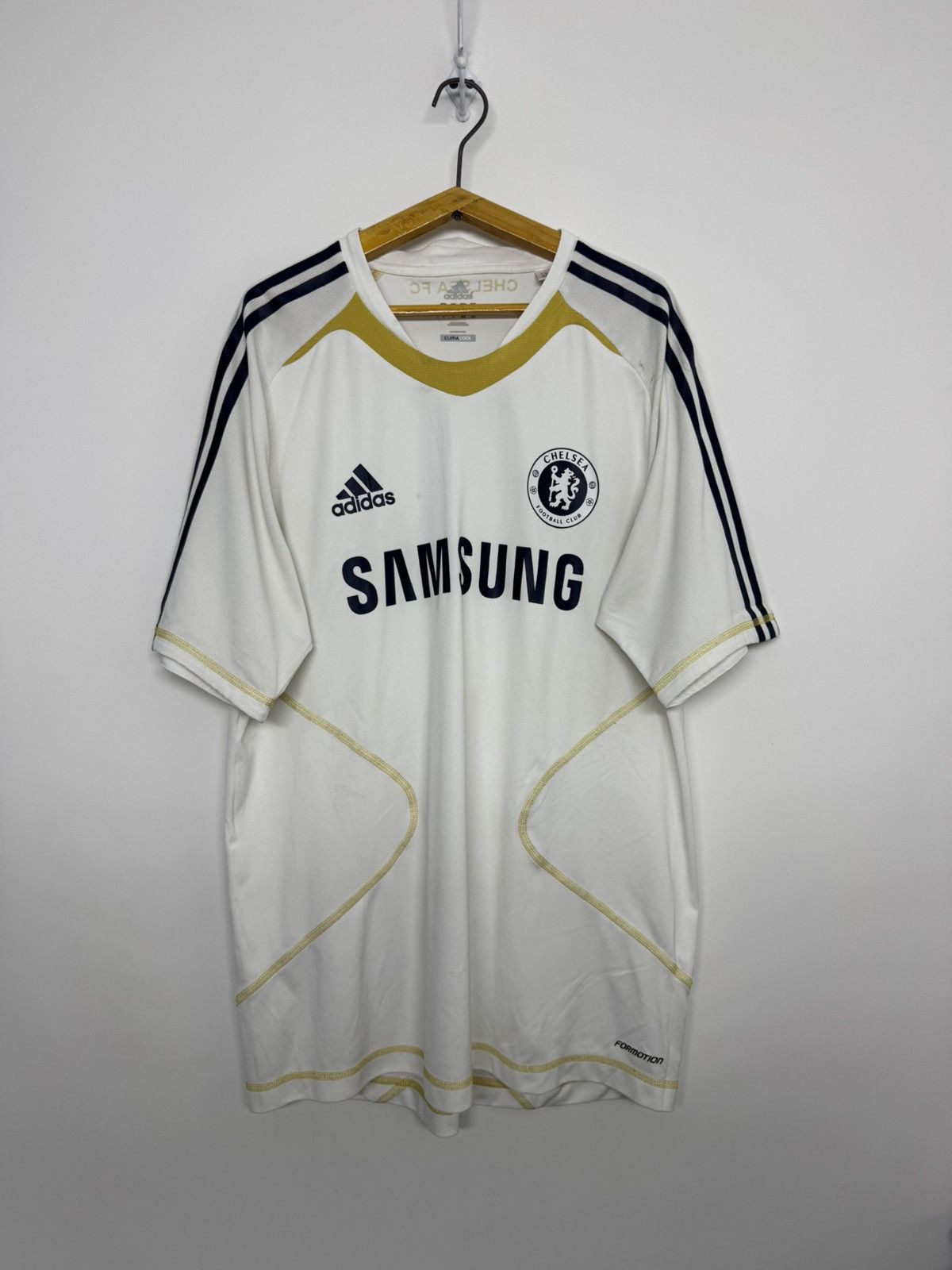Adidas Adidas Chelsea 2010/2011 Training Soccer Jersey Formation Size US L / EU 52-54 / 3 - 6 Thumbnail