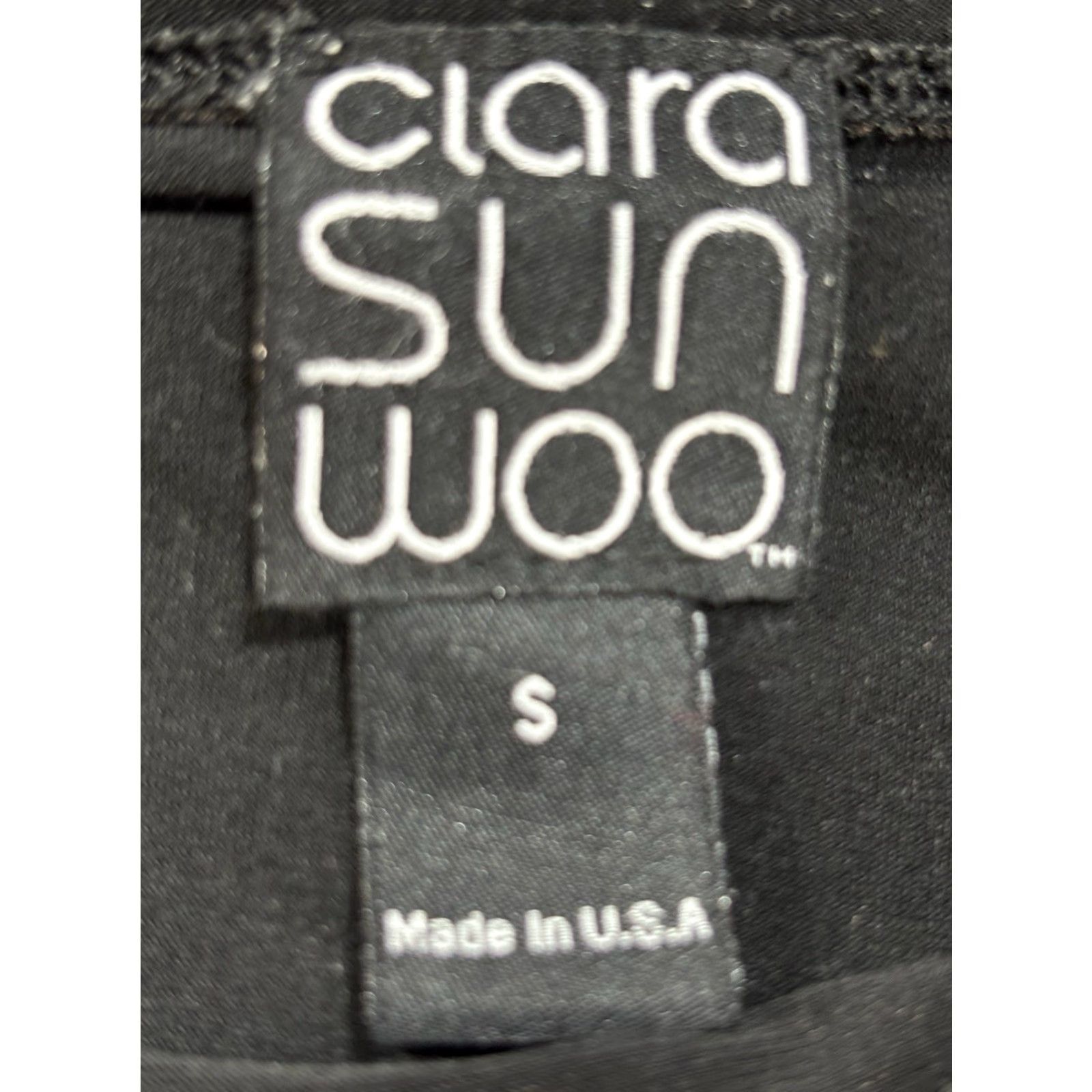 Vintage Clara Sun Woo Black Sleeveless Sz Small Draped Short Sheath Comfort Stretch Dress Women S Casual Workwear Party/Cocktail, Regular, Polyester Blend Size 28" / US 6 / IT 42 - 6 Thumbnail