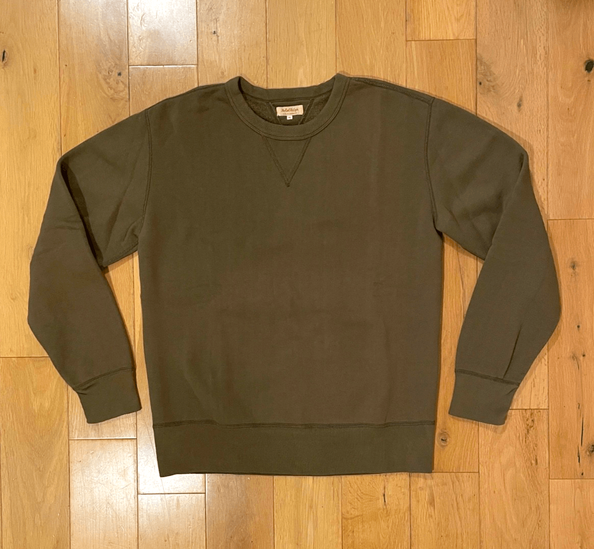 The Real McCoy's The Real McCoy's Loopwheel Sweatshirt Olive X-Large Size US XL / EU 56 / 4 - 1 Thumbnail