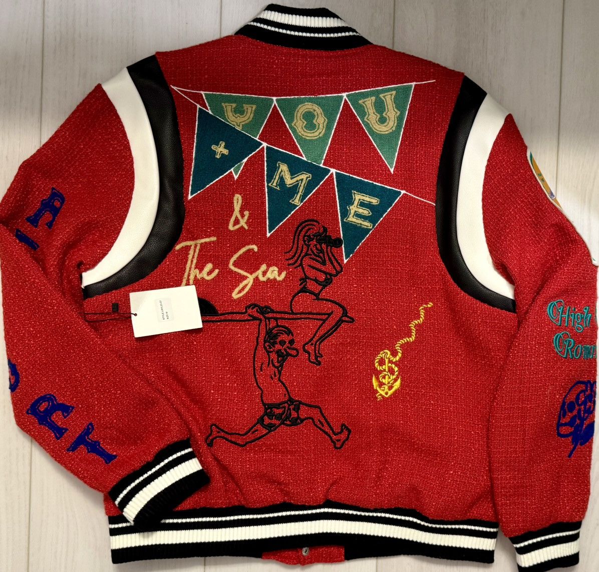 Lifted Anchors Lifted Anchors Varsity jacket, “Lovers Surf Resort” Size US M / EU 48-50 / 2 - 2 Thumbnail
