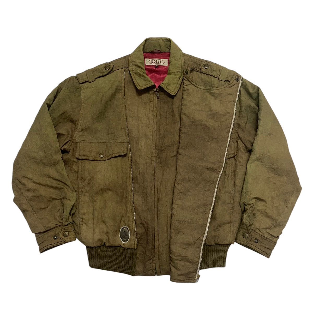 Designer × Vintage Vintage Dolce Bomber Jacket Size US M / EU 48-50 / 2 - 2 Thumbnail