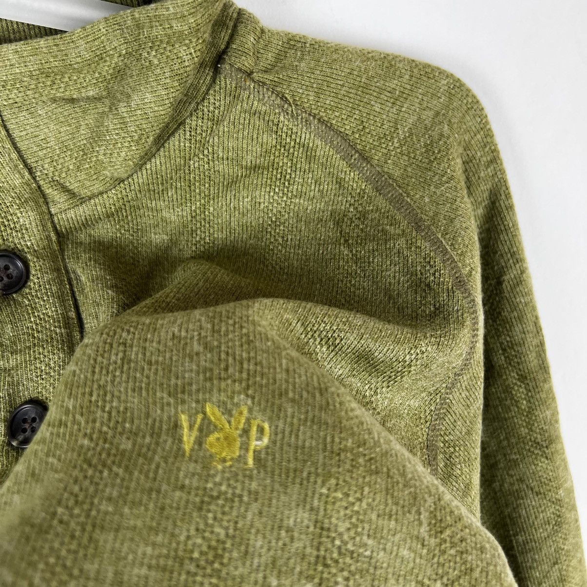 Playboy Vintage Playboy Sweatshirt Small Logo 3 Botton Long Sleeve Size US L / EU 52-54 / 3 - 7 Thumbnail