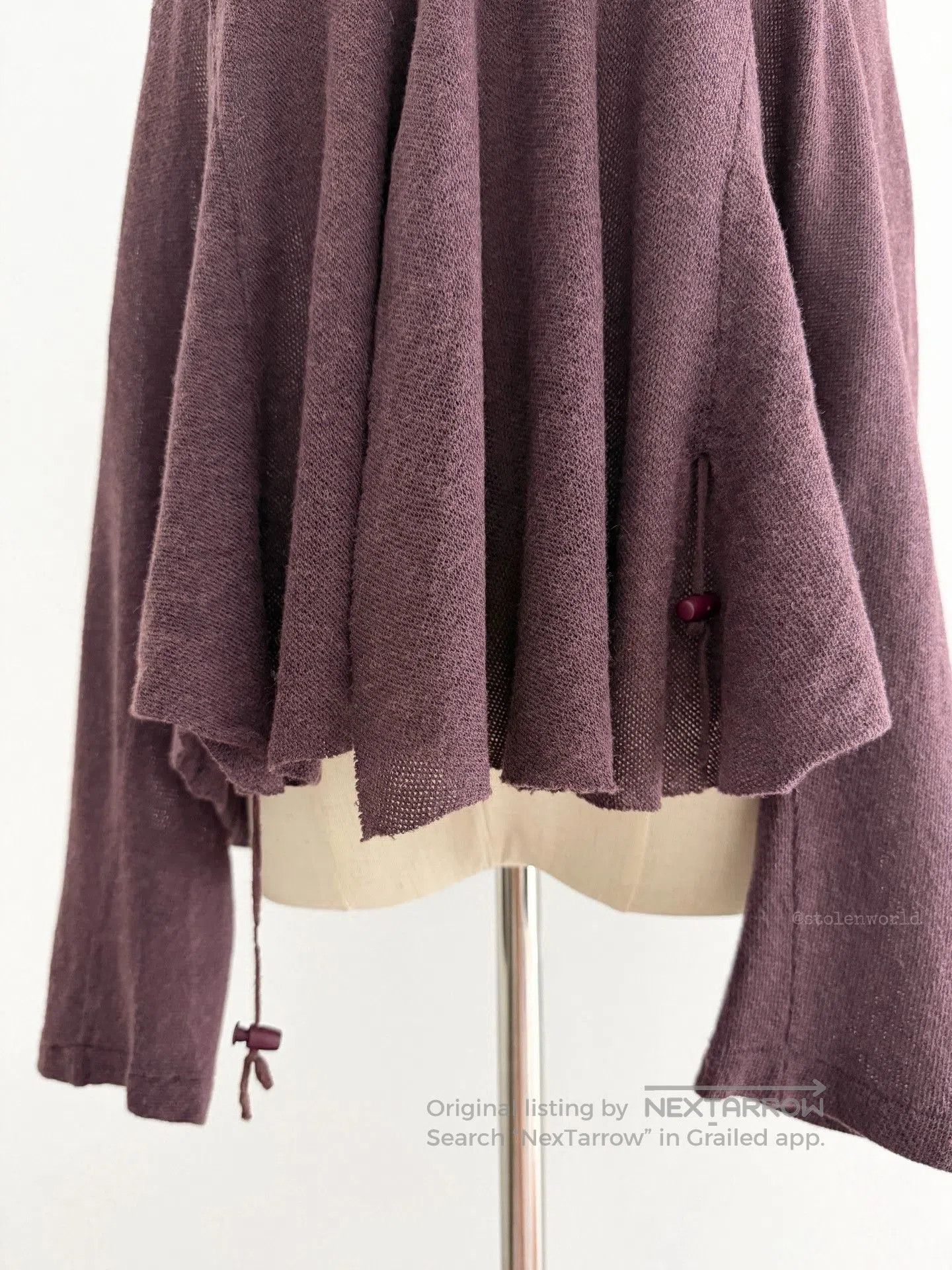 Yohji Yamamoto Yohji Yamamoto Y's Drawstring Top. Size L / US 10 / IT 46 - 6 Thumbnail