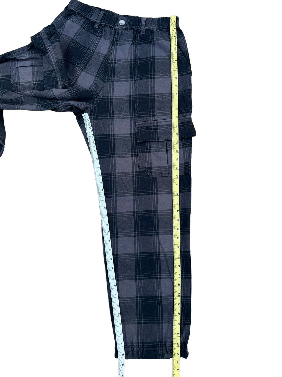 Vintage VTG MILK BOY Japan Check Cargo Trouser Pant Size US 30 / EU 46 - 6 Thumbnail
