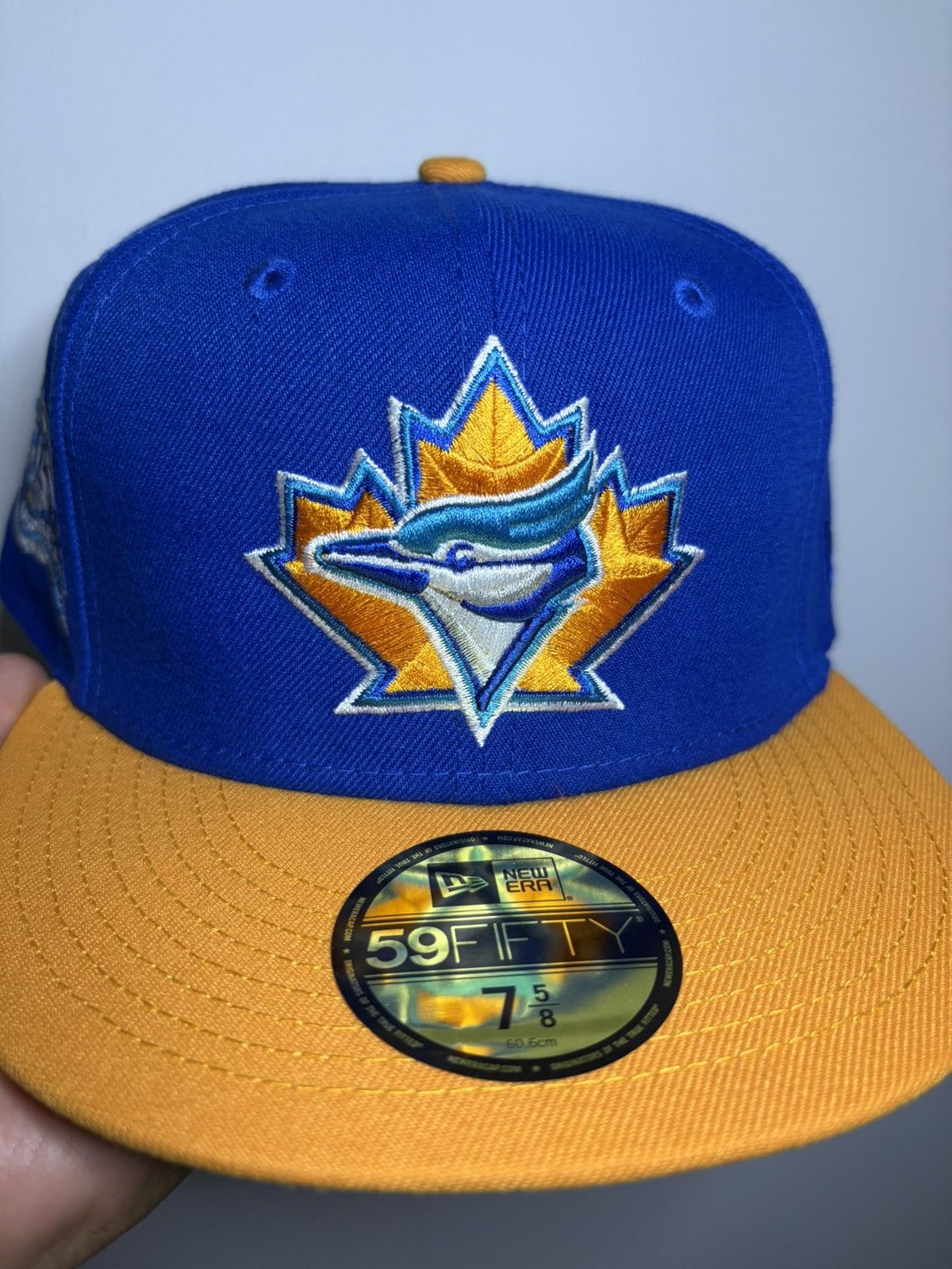 New Era Sz. 7 5/8 MLB Toronto Blue Jays Fitted Topperz 25th Size ONE SIZE - 3 Thumbnail