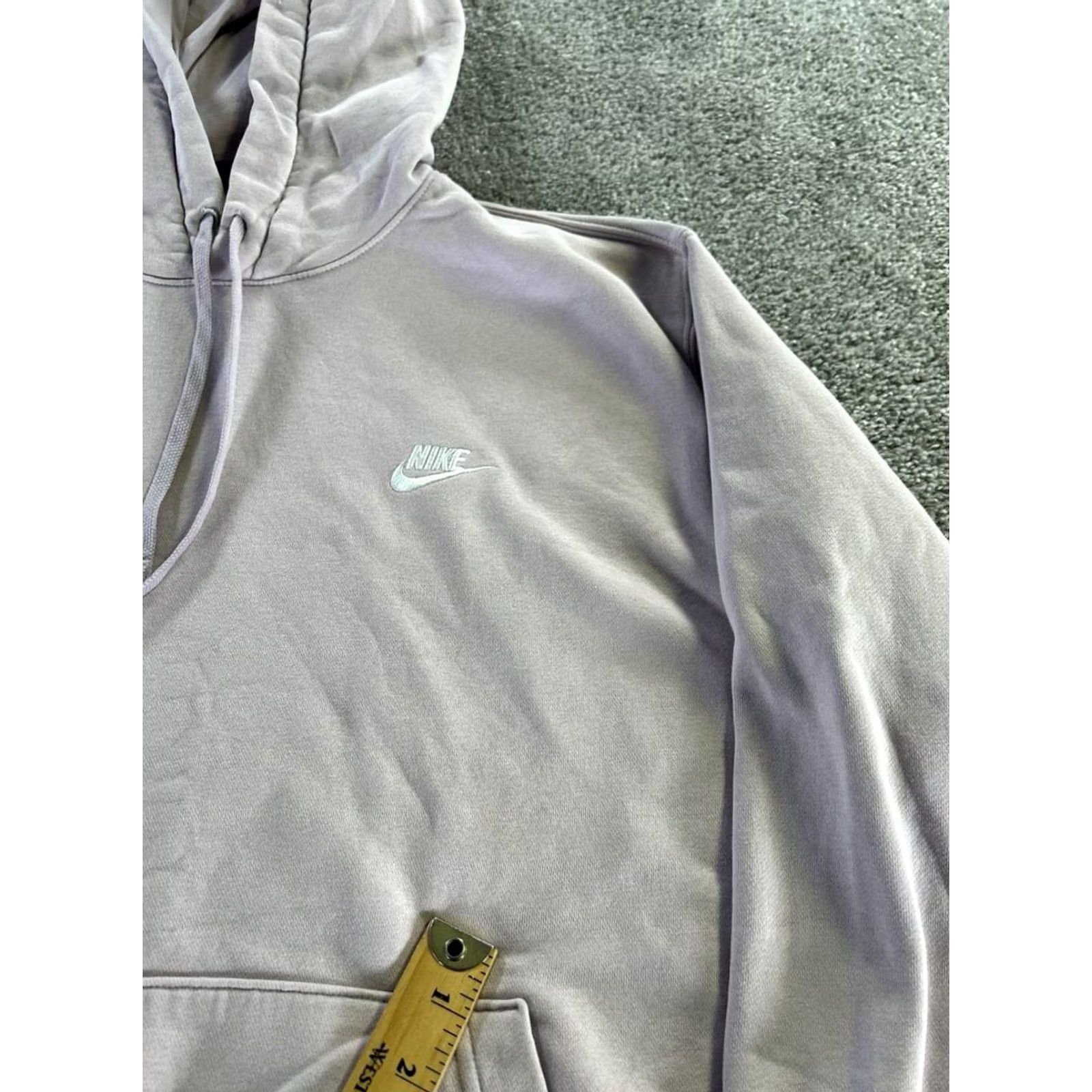 Nike Nike Hoodie Womens Purple Cotton Pullover Fleece Hooded Sweatshirt Pullover Activewear Winter Fall Spring M Small Regular Mens Womens Girls Boys Size M / US 6-8 / IT 42-44 - 5 Thumbnail