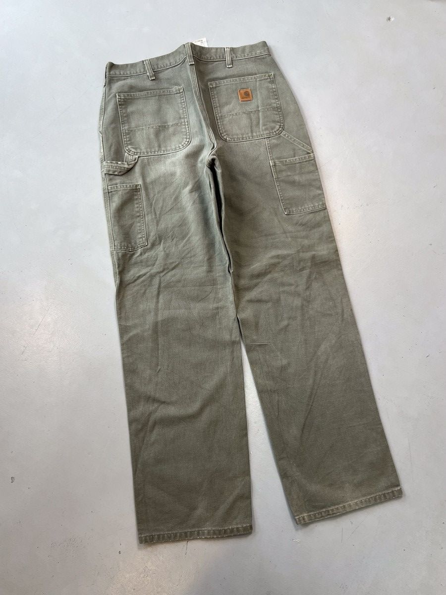 Carhartt Vintage carhartt b11 moss carpenter denim Size US 34 / EU 50 - 9 Thumbnail