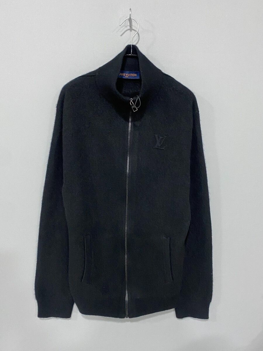 Louis Vuitton Louis Vuitton Black Zip Knit Jacket 4L Size US XL / EU 56 / 4 - 1 Thumbnail