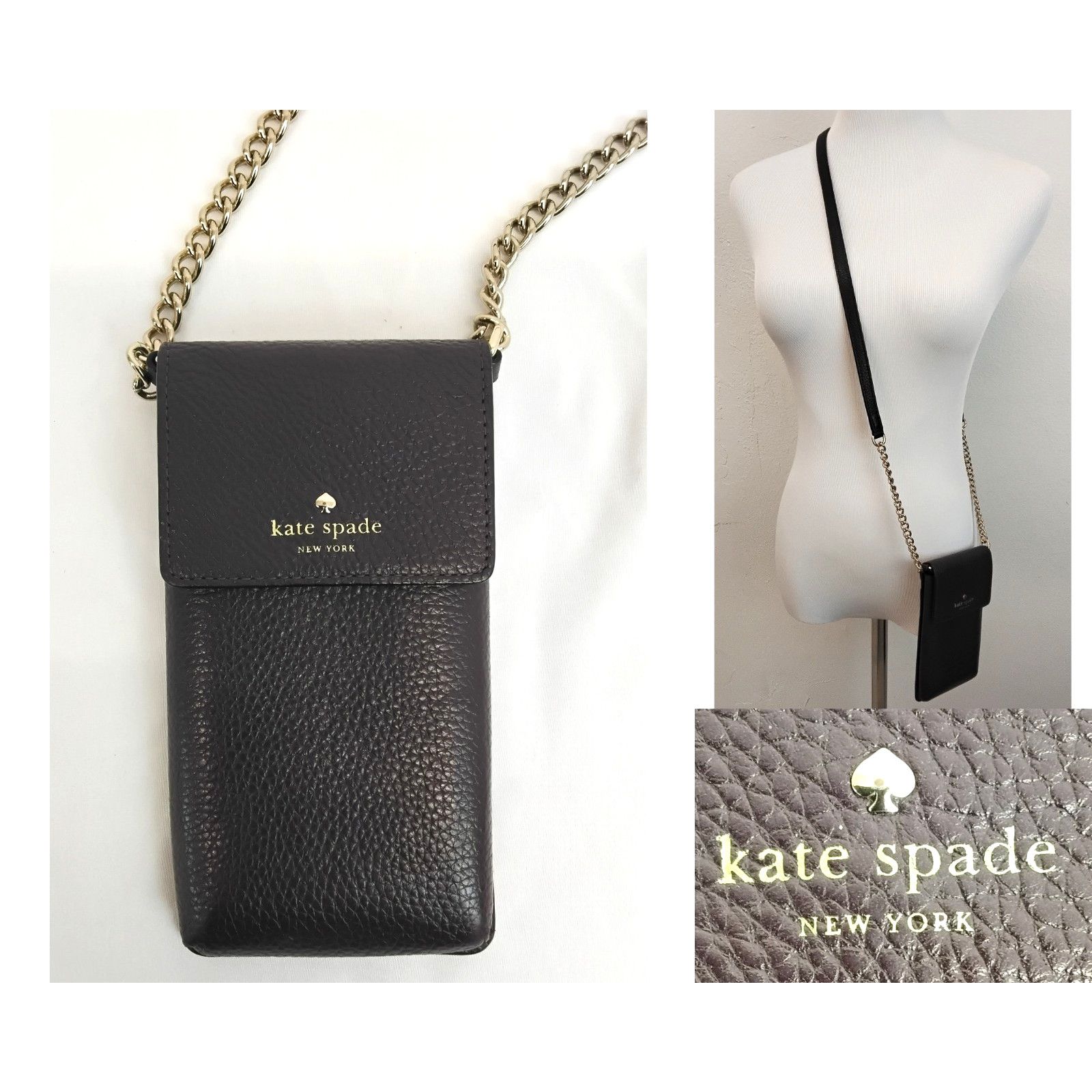 Kate Spade Kate Spade New York Crossbody Phone Bag Dark Purple Size ONE SIZE - 1 Thumbnail