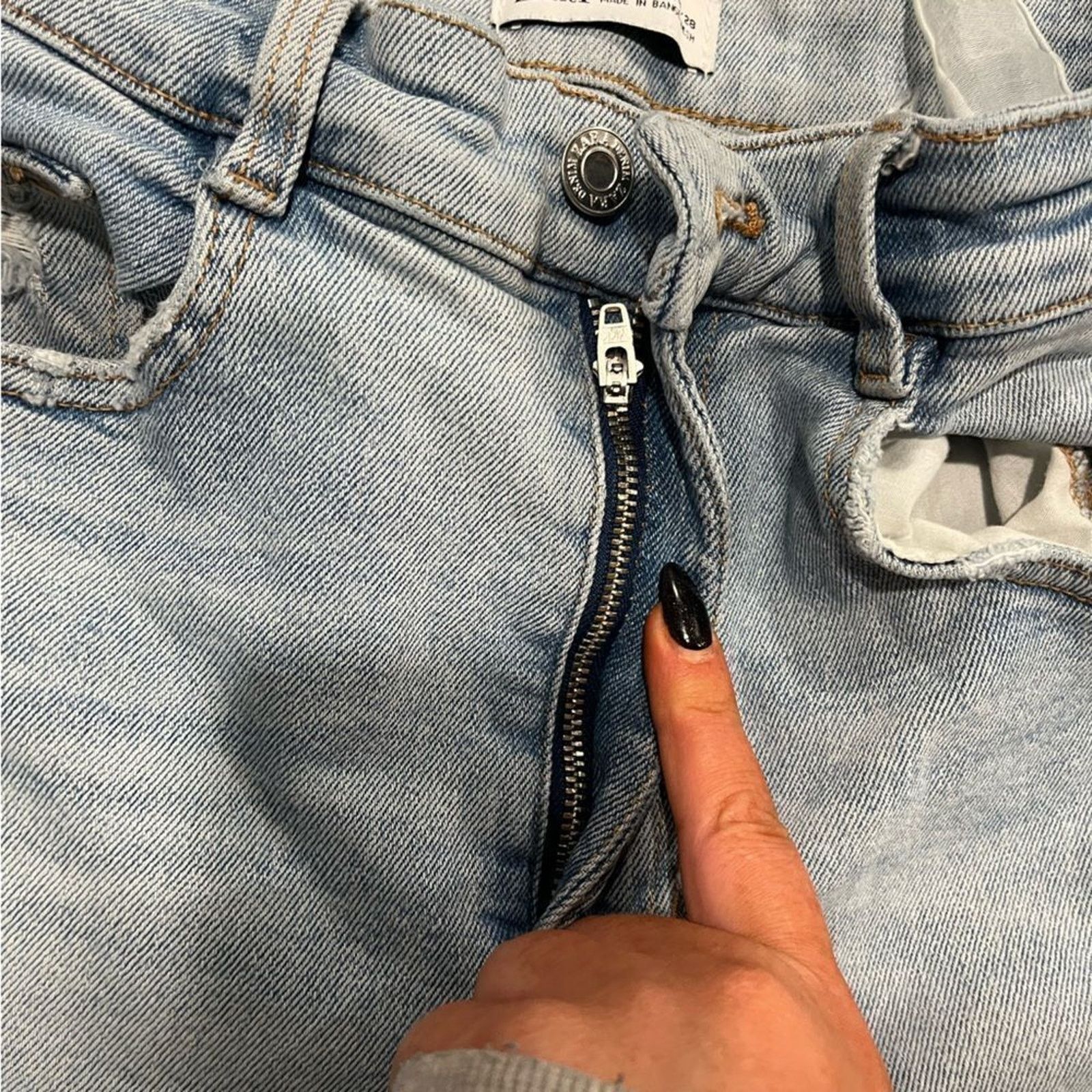 Zara Zara Womens 6 High Rise Skinny Jeans Ankle Length Size 28" / US 6 / IT 42 - 6 Thumbnail