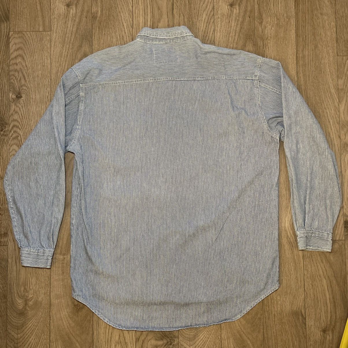 Levi's Levi’s Railroad Conductor Stripe Button Down Shirt Size L Size US L / EU 52-54 / 3 - 3 Thumbnail