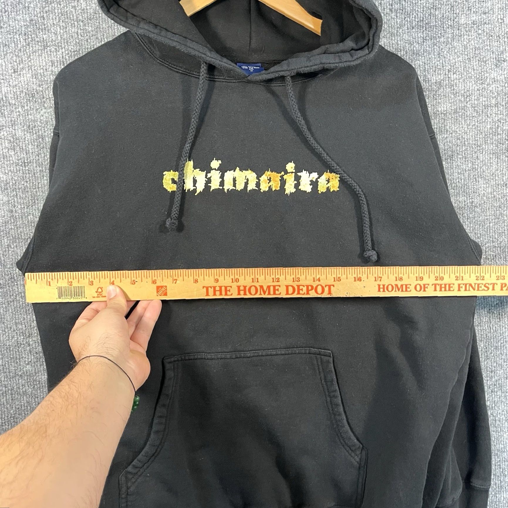 Tultex VINTAGE Chimaira Resurrection Tour Hoodie Black Mens M Medium Pullover Heavy Metal Y2K Band Size US M / EU 48-50 / 2 - 6 Thumbnail
