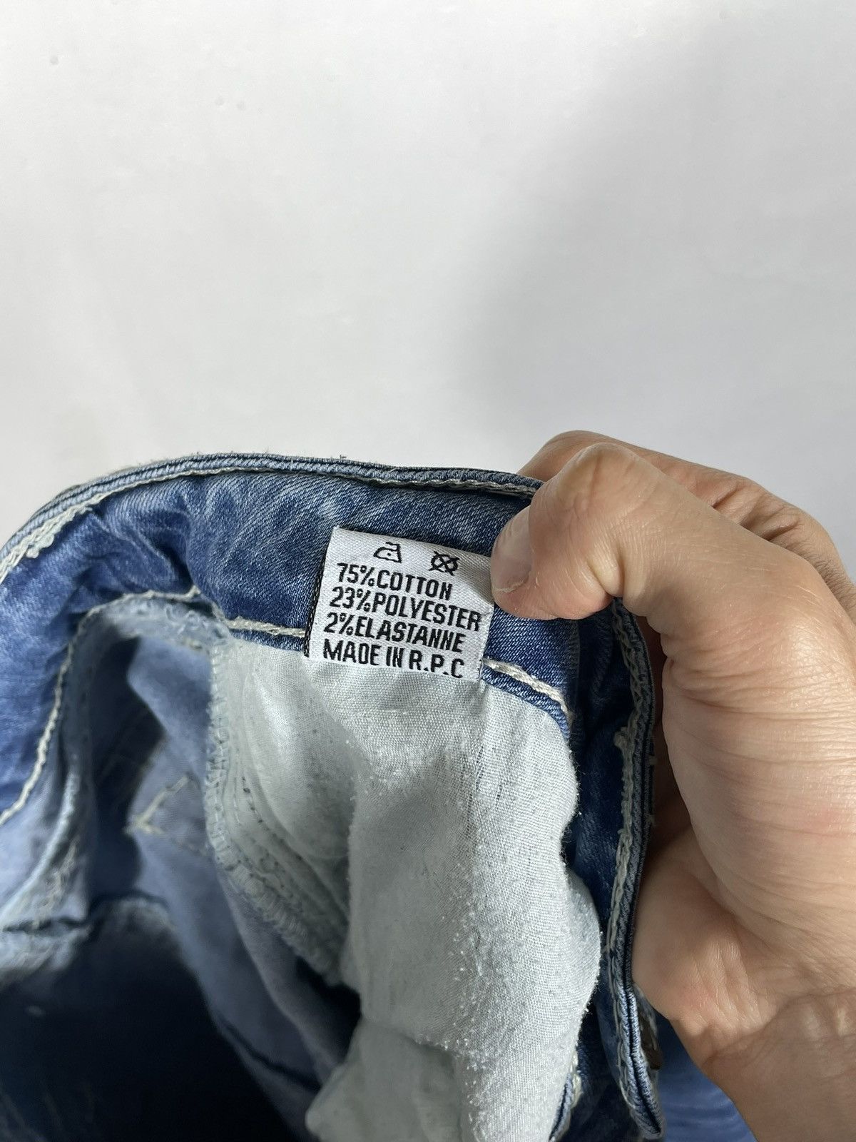 True Religion × Vintage True Religion Vintage Y2k Blue Denim Jeans Pants Drip Swag Size 30" / US 8 / IT 44 - 15 Thumbnail