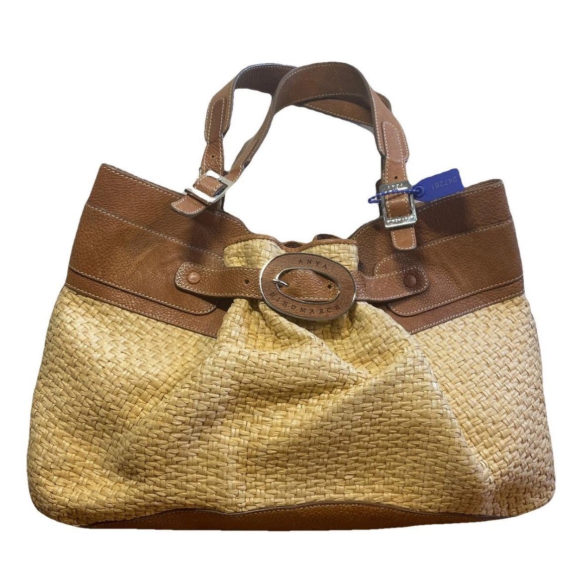 Anya Hindmarch Anya Hindmarch leather and raffia Size ONE SIZE - 1 Thumbnail