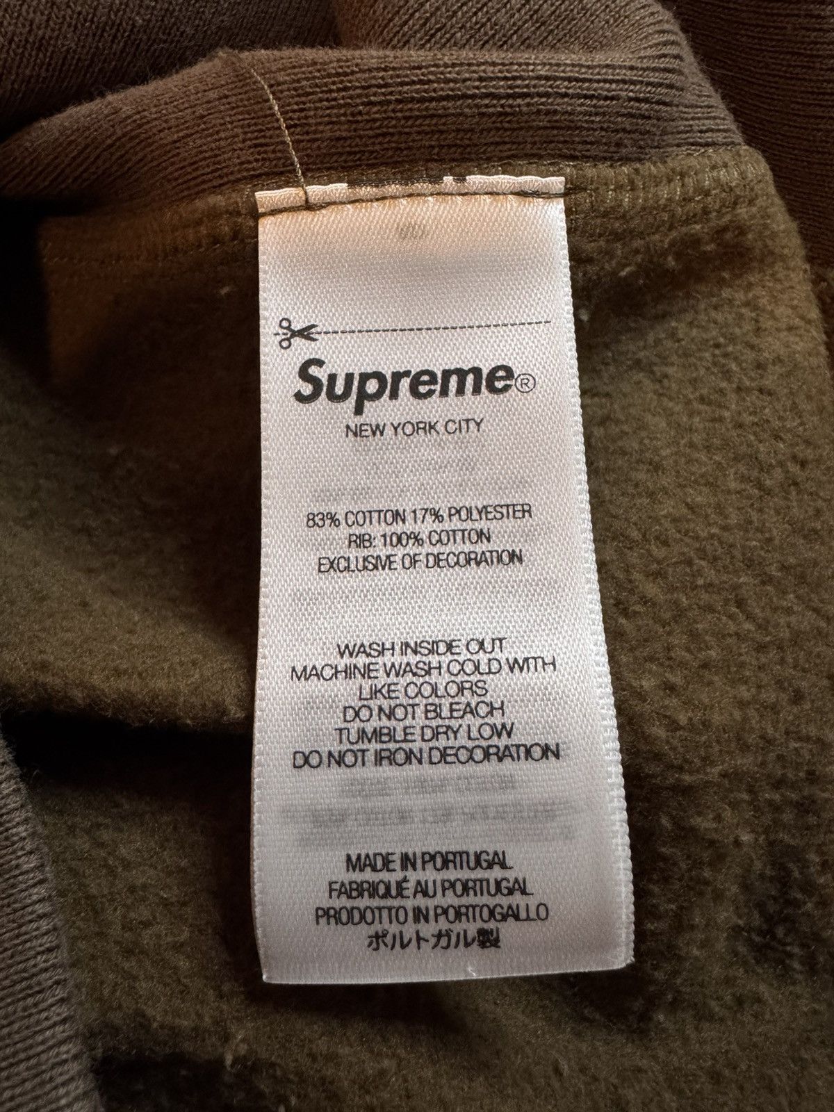 Supreme Supreme Dusty Brown Large Old English Hooded Sweatshirt Size US L / EU 52-54 / 3 - 6 Thumbnail
