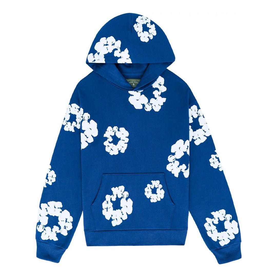 DENIM TEARS The Cotton Wreath Sweatshirt Royal Blue Size US M / EU 48-50 / 2 - 1 Thumbnail