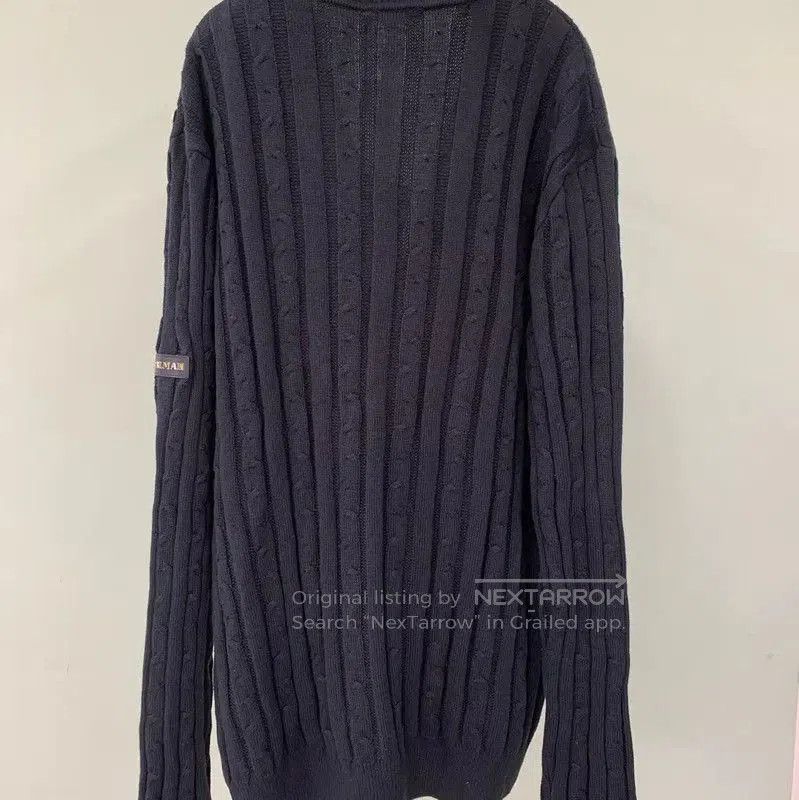 Balmain Balmain Black Knitted Cardigan for Women . Size XL / US 12-14 / IT 48-50 - 2 Thumbnail