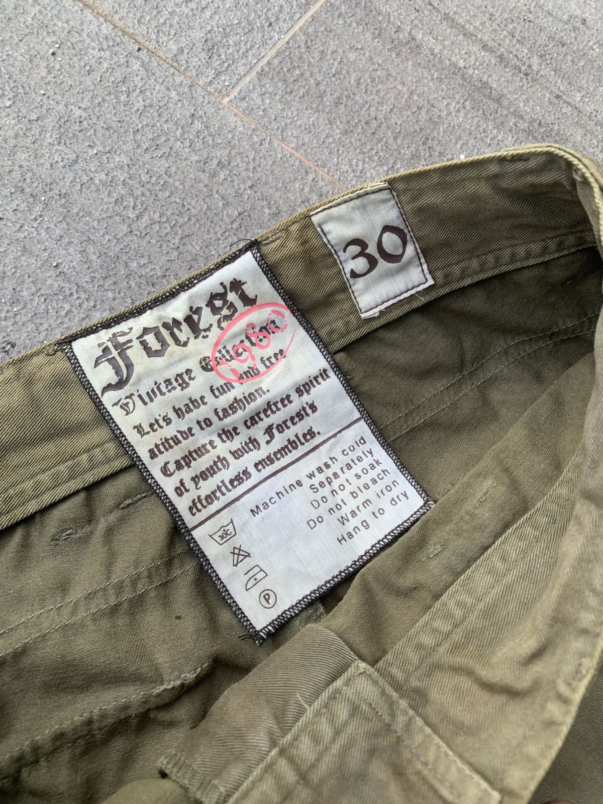 Other Vintage Forest Cargo Pants Size US 29 - 6 Thumbnail