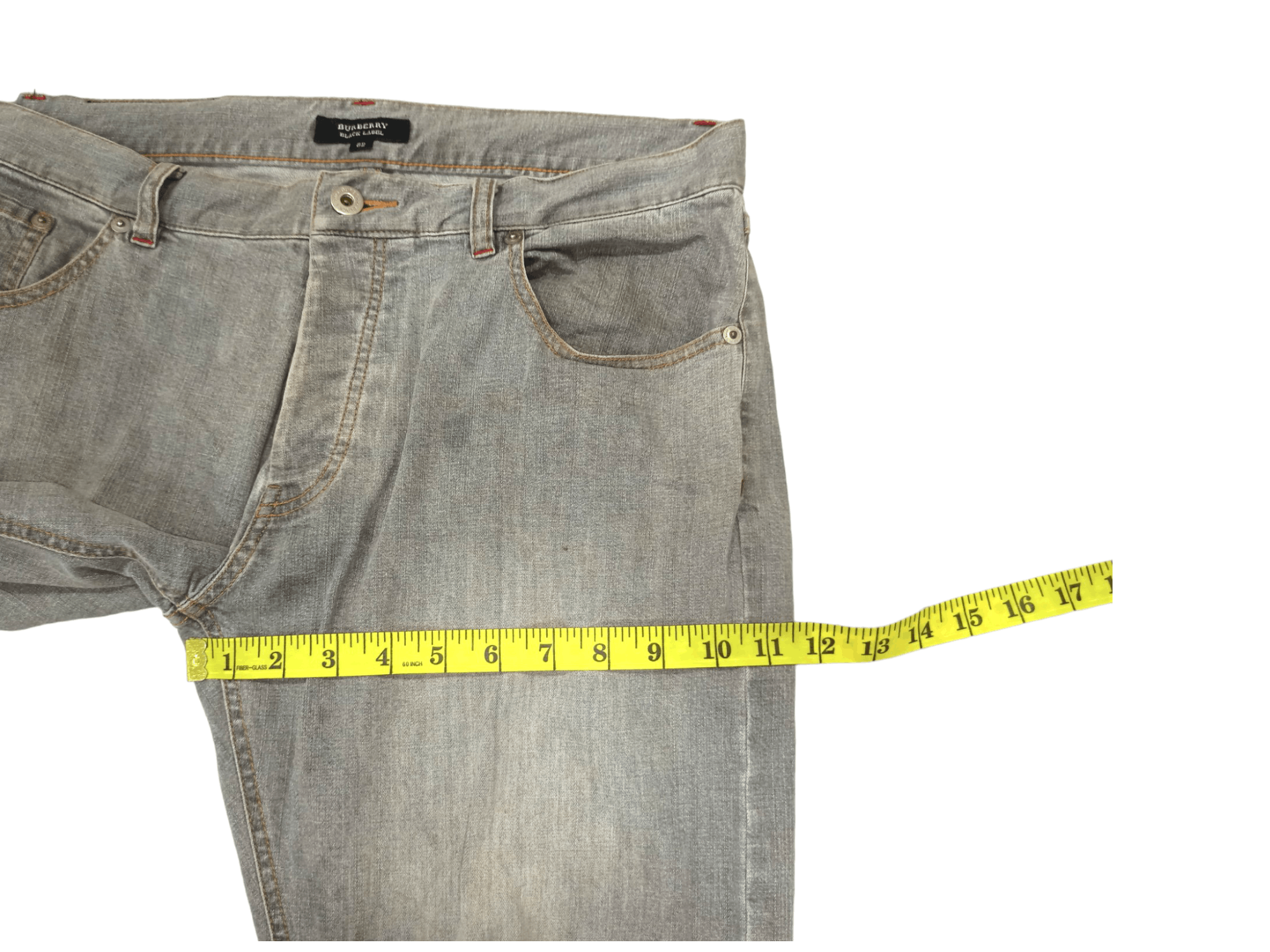 Burberry Vintage Burberry Black Label Faded Grey Denim Size US 32 / EU 48 - 19 Thumbnail