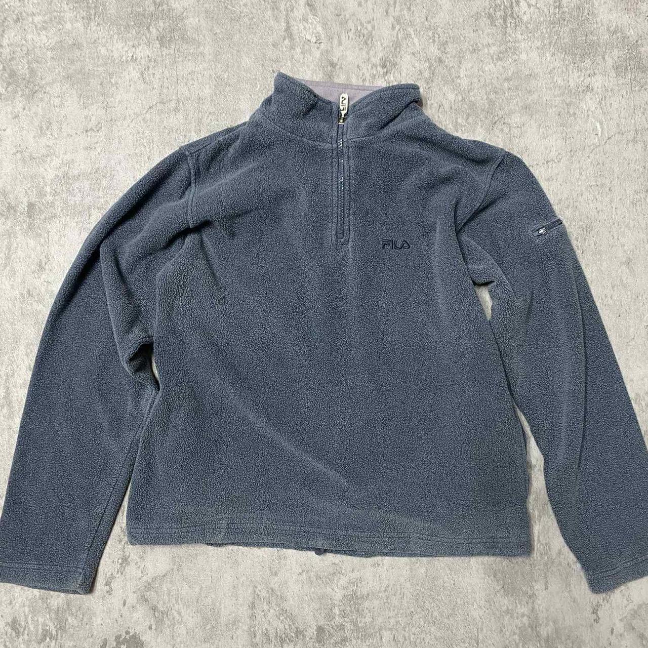 Fila Fila navy blue fleece quarter zip #winter Size S / US 4 / IT 40 - 1 Thumbnail