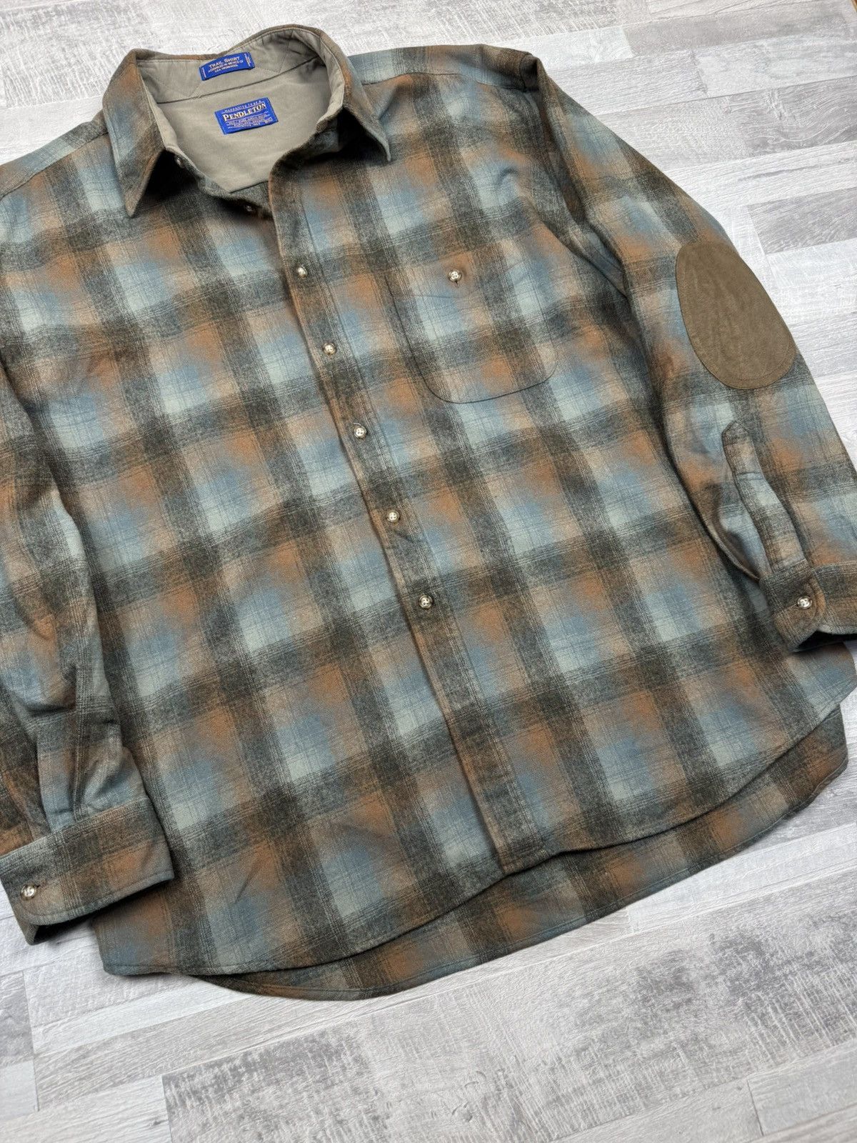 Pendleton Pendleton Trail Shirt Wool Plaid Overshirt Vintage Style Size US XXL / EU 58 / 5 - 4 Thumbnail