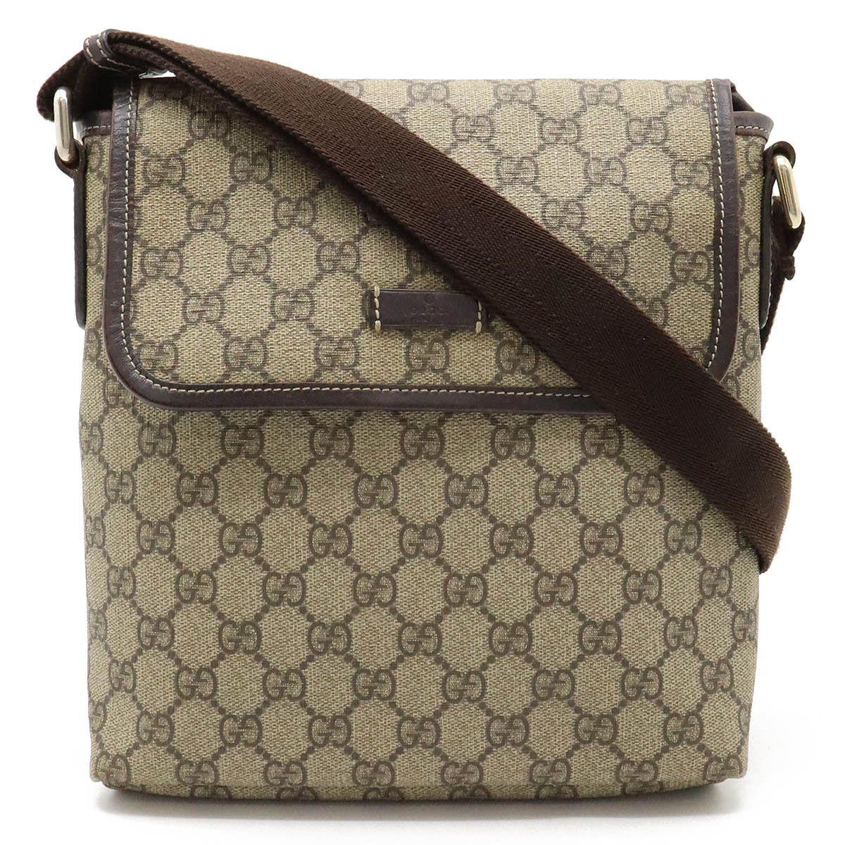 Gucci Gucci Gucci GG Supreme GG Plus Shoulder Bag PVC Leather 223666 Canvas Crossbody Bag 223666 in Very Good Condition Size ONE SIZE - 1 Thumbnail