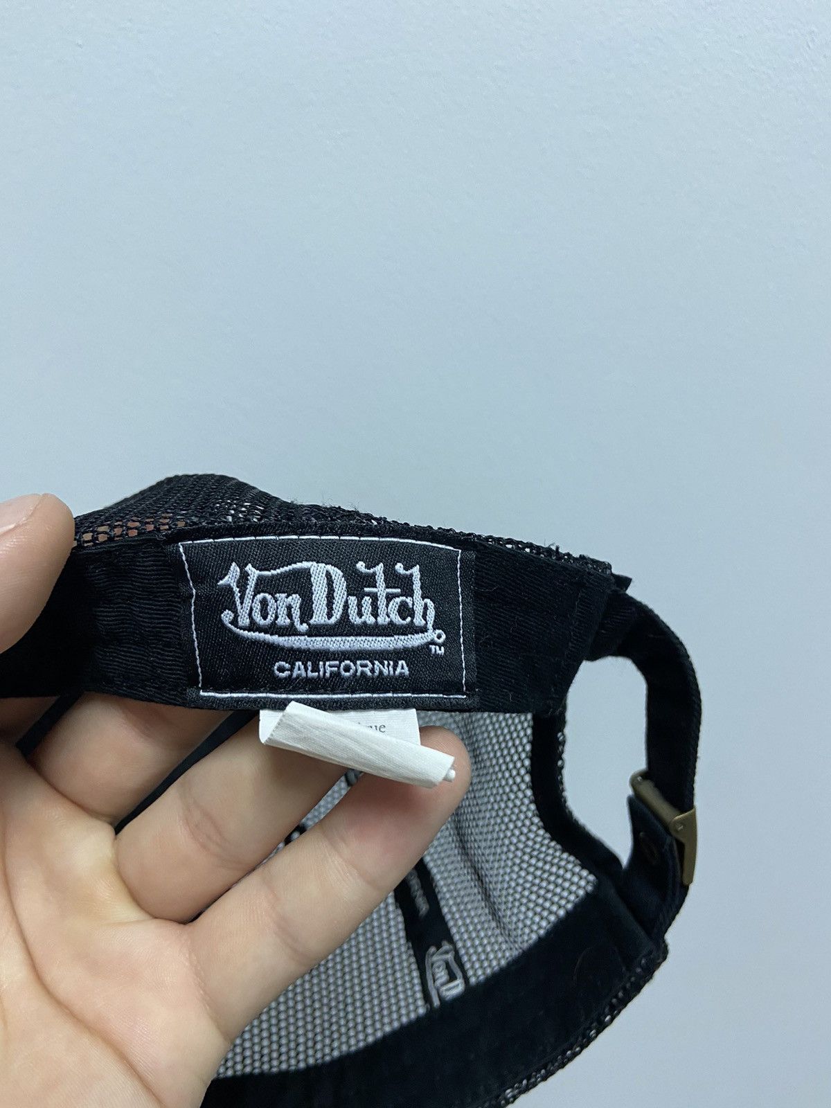 Vintage × Von Dutch Von Dutch Cap Vintage Y2K Small Logo Skate Grid Size ONE SIZE - 8 Thumbnail