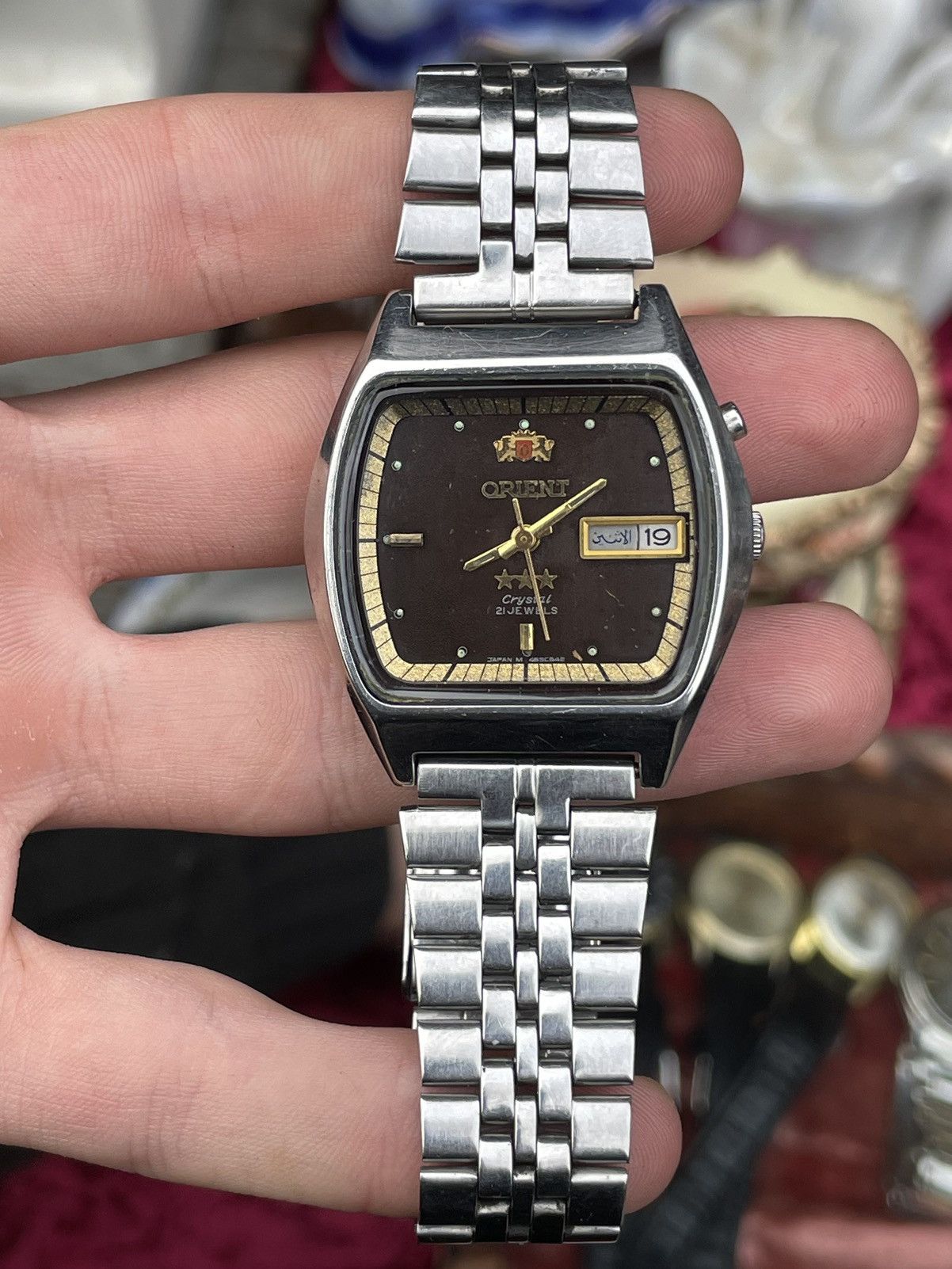 Orient × Vintage × Watch Vintage Military Watch Orient Crystal 21 ...