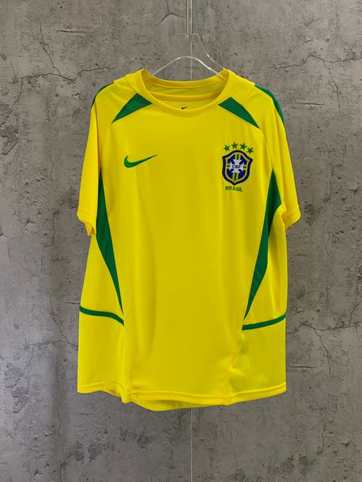BRAZIL 2014 2015 HOME SHIRT BRASIL FOOTBALL SOCCER JERSEY NIKE MENS SIZE XL  