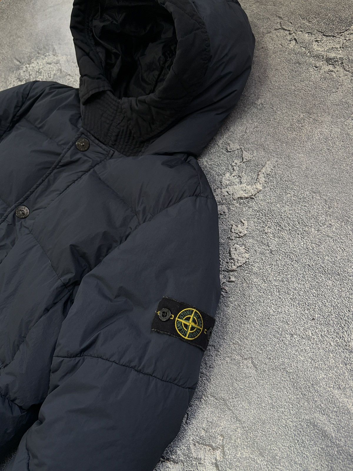 Stone Island Stone Island Junior Garment Dyed Nylon Down Jacket 14/164 Size US S / EU 44-46 / 1 - 6 Thumbnail