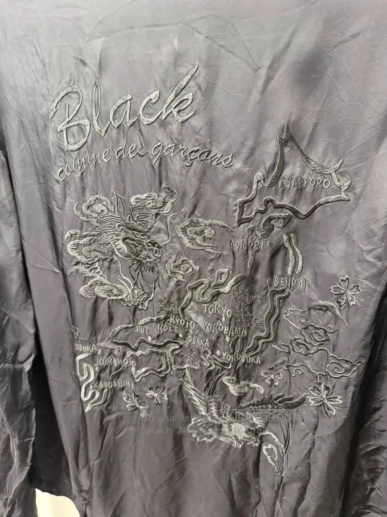 Comme des Garcons Comme Des Garcons Embroidered Snap Button Silk Jacket Size L / US 10 / IT 46 - 7 Thumbnail